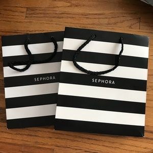 Sephora gift shopping bags